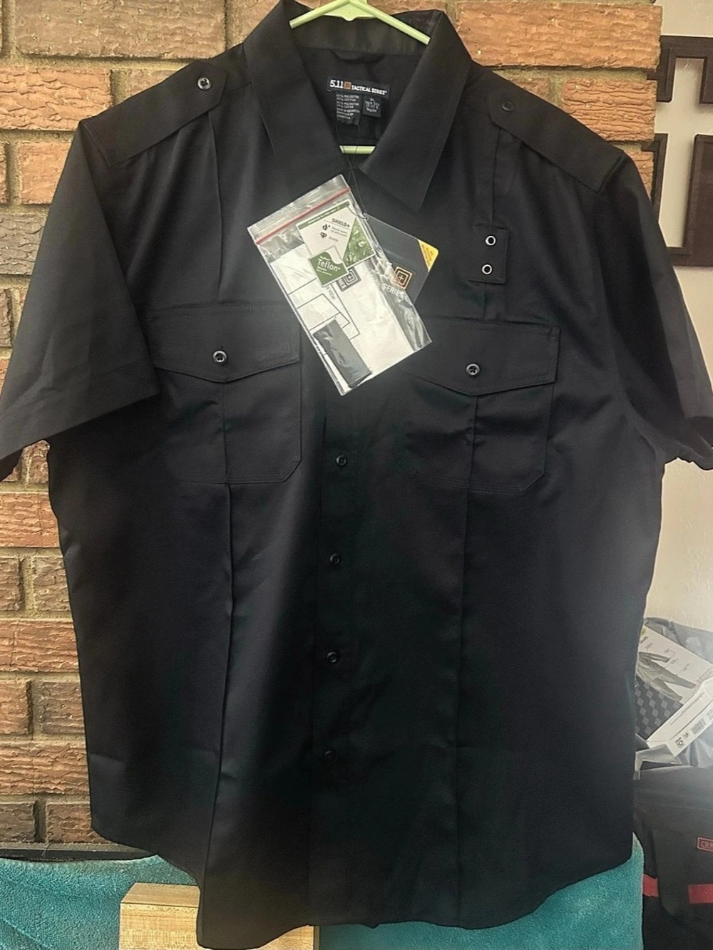 5.11 Tactical Series Men's Patrol Uniform Shirt Black Shirt XL NWT